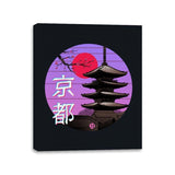 Kyoto Wave - Canvas Wraps Canvas Wraps RIPT Apparel 11x14 / Black