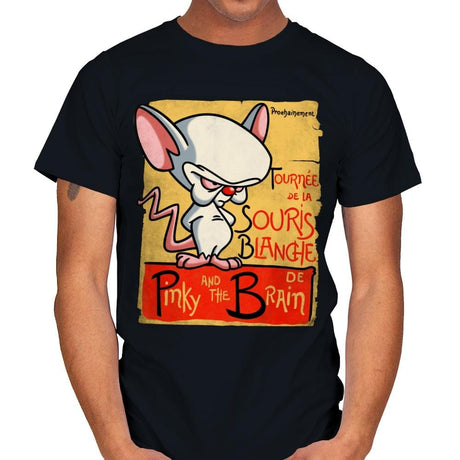 La Souris Blanche - Mens T-Shirts RIPT Apparel Small / Black