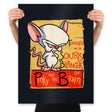 La Souris Blanche - Prints Posters RIPT Apparel 18x24 / Black