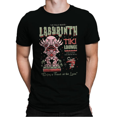 Labyrinth Tiki Lounge - Mens Premium T-Shirts RIPT Apparel Small / Black