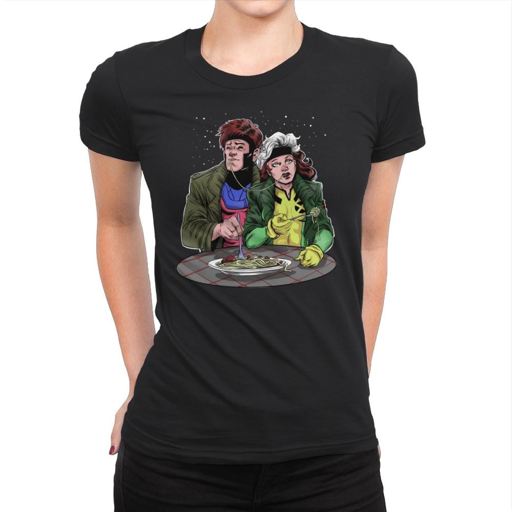 Lady and the Cajun - Womens Premium T-Shirts RIPT Apparel Small / Black