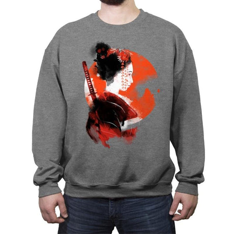 Lady Assassin - Crew Neck Sweatshirt Crew Neck Sweatshirt RIPT Apparel