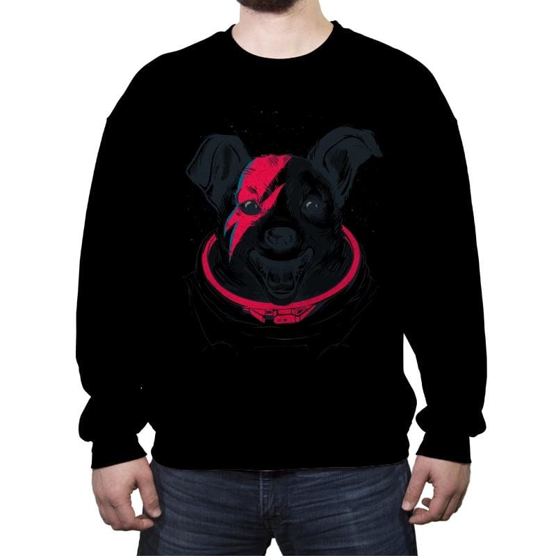 Laika Stardust - Crew Neck Sweatshirt Crew Neck Sweatshirt RIPT Apparel