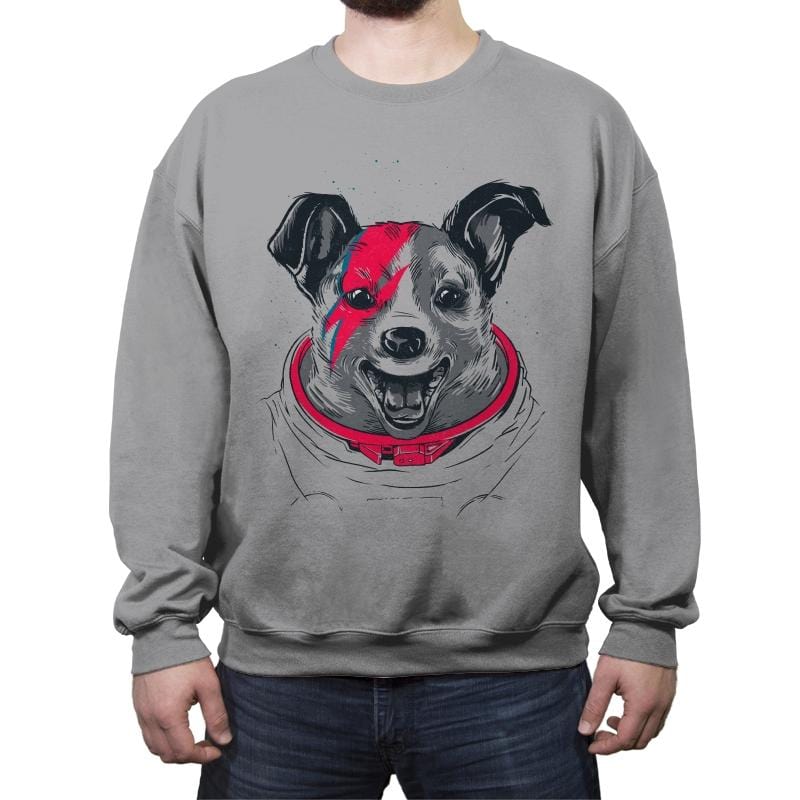 Laika Stardust - Crew Neck Sweatshirt Crew Neck Sweatshirt RIPT Apparel Small / Sport Gray