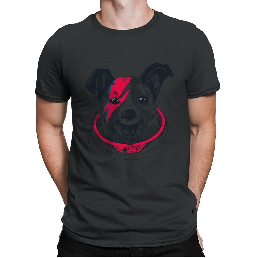 Laika Stardust - Mens Premium T-Shirts RIPT Apparel Small / Heavy Metal