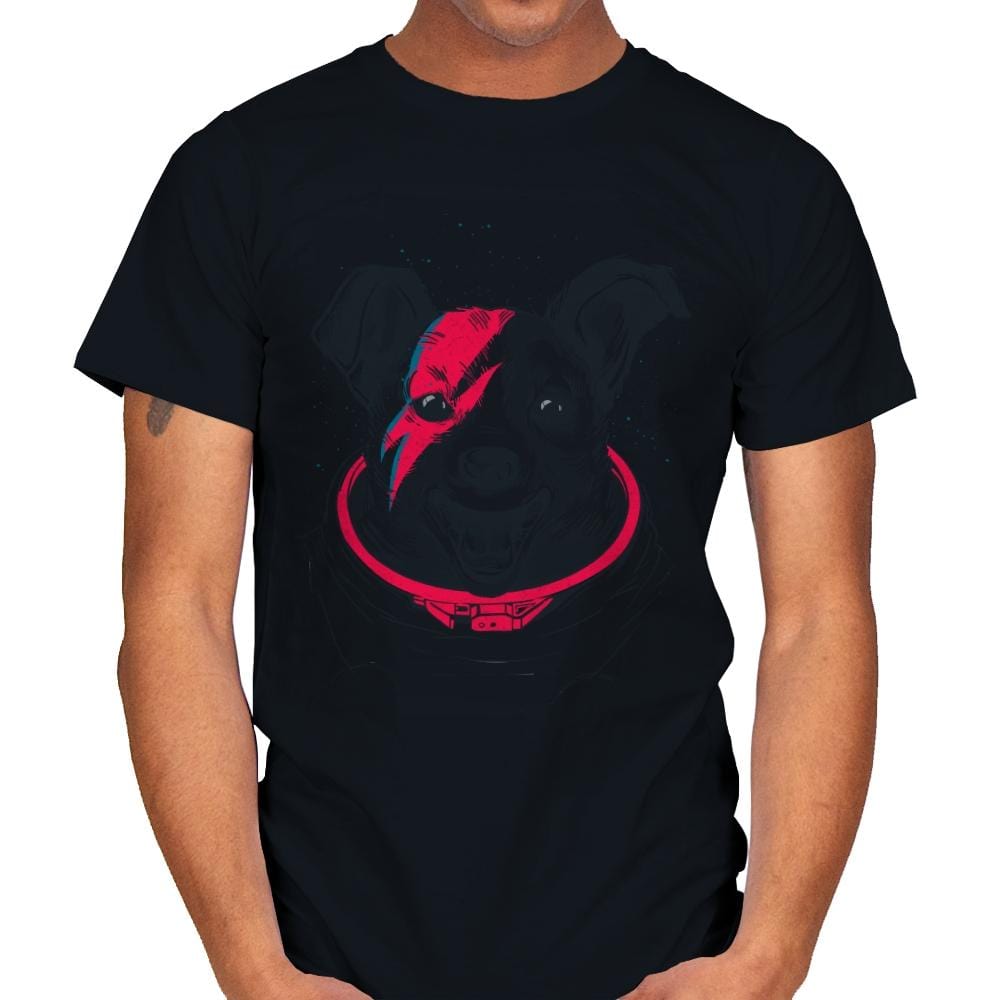 Laika Stardust - Mens T-Shirts RIPT Apparel Small / Black