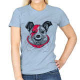Laika Stardust - Womens T-Shirts RIPT Apparel Small / Light Blue