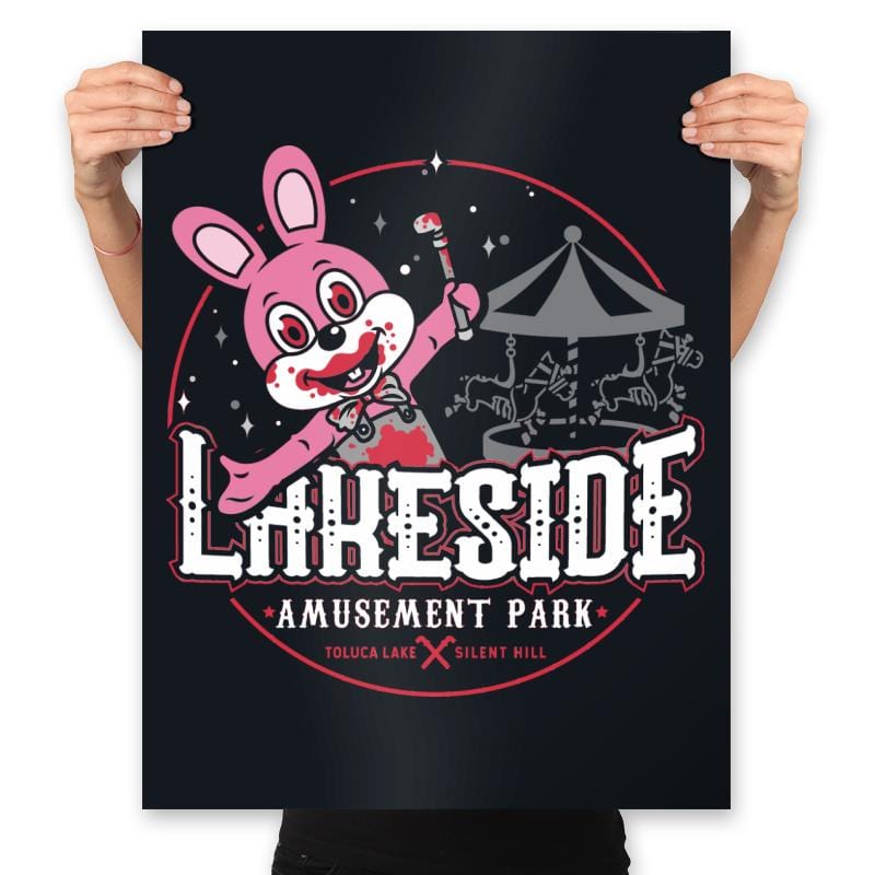 Lakeside Park - Prints Posters RIPT Apparel 18x24 / Black