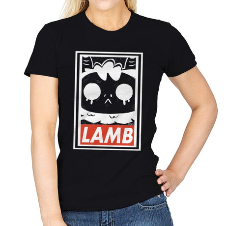 Lamb - Womens T-Shirts RIPT Apparel Small / Black
