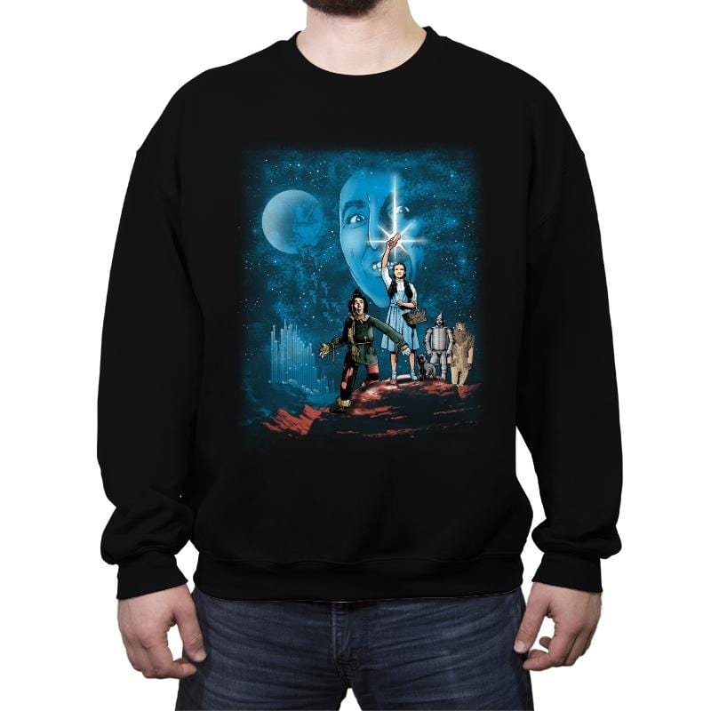 Land of Oz Wars - Crew Neck Sweatshirt Crew Neck Sweatshirt RIPT Apparel Small / Black