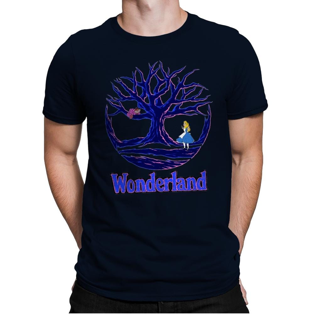 Land of Wonder - Mens Premium T-Shirts RIPT Apparel Small / Midnight Navy