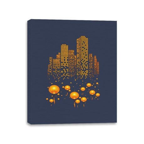 Lantern City - Canvas Wraps Canvas Wraps RIPT Apparel 11x14 / Navy