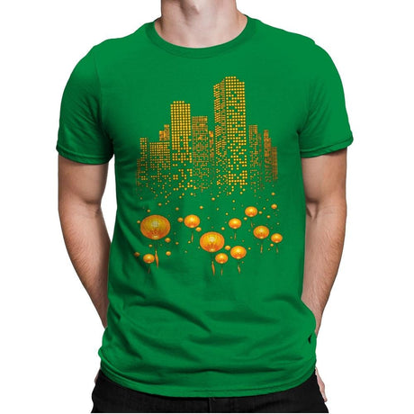Lantern City - Mens Premium T-Shirts RIPT Apparel Small / Kelly