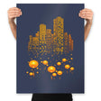Lantern City - Prints Posters RIPT Apparel 18x24 / Navy