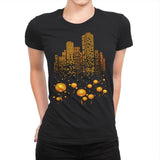 Lantern City - Womens Premium T-Shirts RIPT Apparel Small / Black