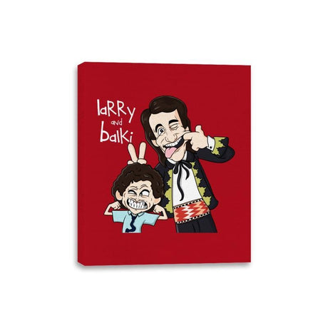 Larry y Balki - Canvas Wraps Canvas Wraps RIPT Apparel 8x10 / Red