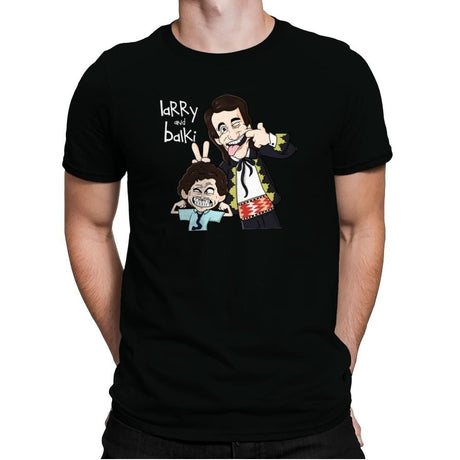 Larry y Balki - Mens Premium T-Shirts RIPT Apparel Small / Black