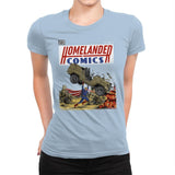 Laser Eyes Comics - Womens Premium T-Shirts RIPT Apparel Small / Cancun