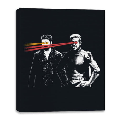 Laser Fiction - Canvas Wraps Canvas Wraps RIPT Apparel 16x20 / Black
