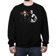Laser Fiction - Crew Neck Sweatshirt Crew Neck Sweatshirt RIPT Apparel Small / Black