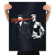 Laser Fiction - Prints Posters RIPT Apparel 18x24 / Black