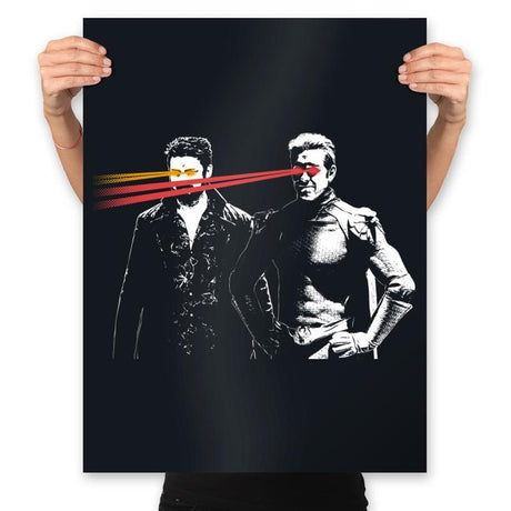 Laser Fiction - Prints Posters RIPT Apparel 18x24 / Black