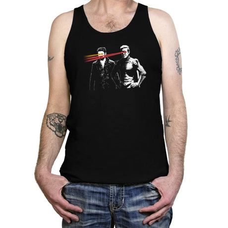 Laser Fiction - Tanktop Tanktop RIPT Apparel X-Small / Black