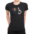 Laser Fiction - Womens Premium T-Shirts RIPT Apparel Small / Black