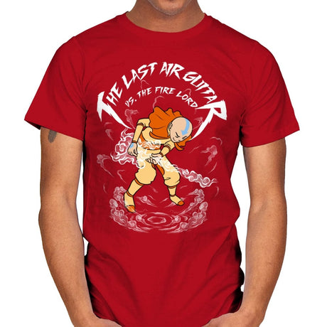 Last Air Guitar Master - Mens T-Shirts RIPT Apparel Small / Red
