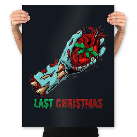 Last Christmas - Prints Posters RIPT Apparel 18x24 / Black