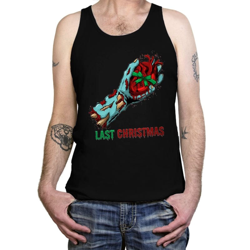 Last Christmas - Tanktop Tanktop RIPT Apparel X-Small / Black