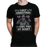 Last Christmas! - Ugly Holiday - Mens Premium T-Shirts RIPT Apparel Small / Black