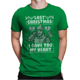 Last Christmas! - Ugly Holiday - Mens Premium T-Shirts RIPT Apparel Small / Kelly Green
