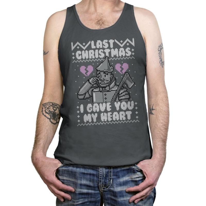 Last Christmas! - Ugly Holiday - Tanktop Tanktop RIPT Apparel