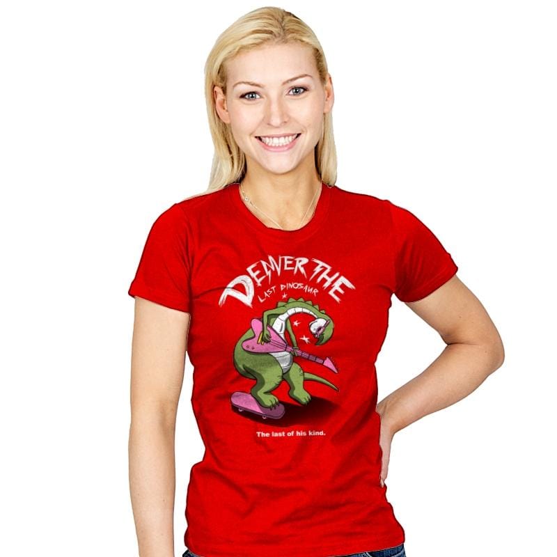 Last Dinosaur vs The World - Womens T-Shirts RIPT Apparel