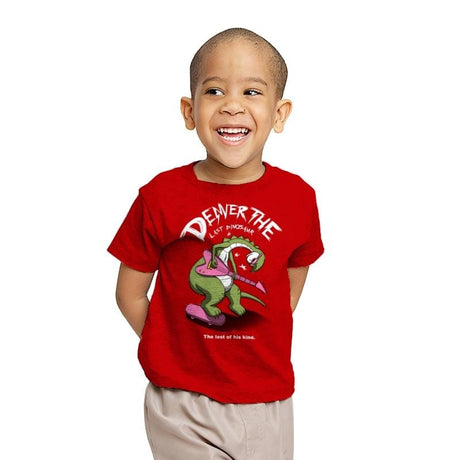 Last Dinosaur vs The World - Youth T-Shirts RIPT Apparel