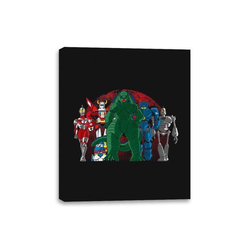 Last Line of Defense - Canvas Wraps Canvas Wraps RIPT Apparel 8x10 / Black