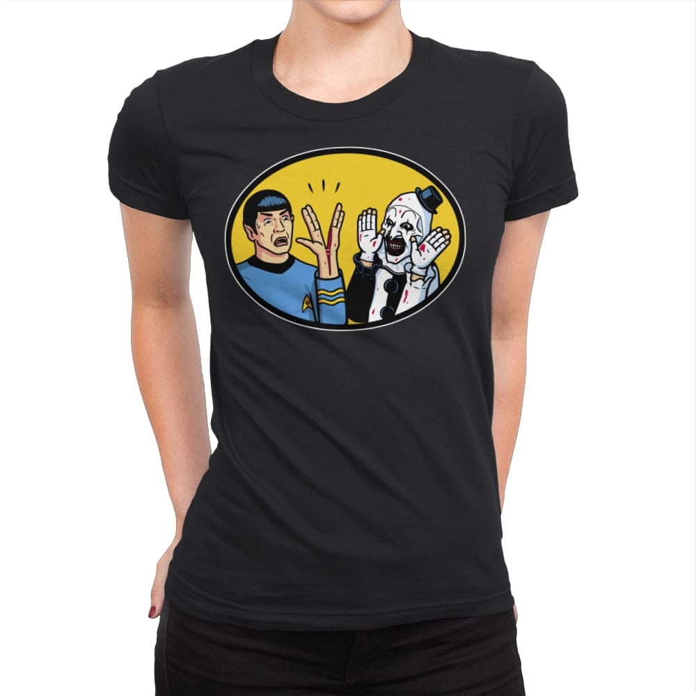 Last Salut! - Womens Premium T-Shirts RIPT Apparel Small / Black