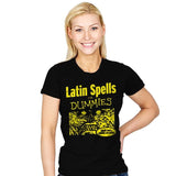 Latin Spells for Dummies - Womens T-Shirts RIPT Apparel