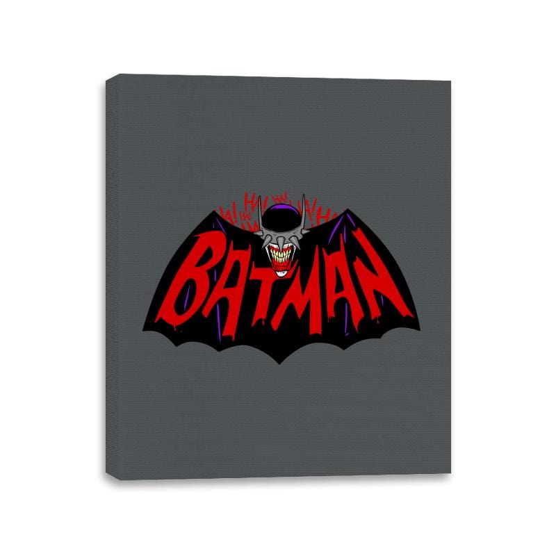 Laughing Bat 1966 - Canvas Wraps Canvas Wraps RIPT Apparel 11x14 / Charcoal