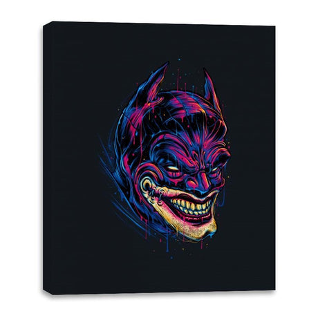 Laughing Justice  - Canvas Wraps Canvas Wraps RIPT Apparel 16x20 / Black