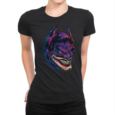 Laughing Justice  - Womens Premium T-Shirts RIPT Apparel Small / Black