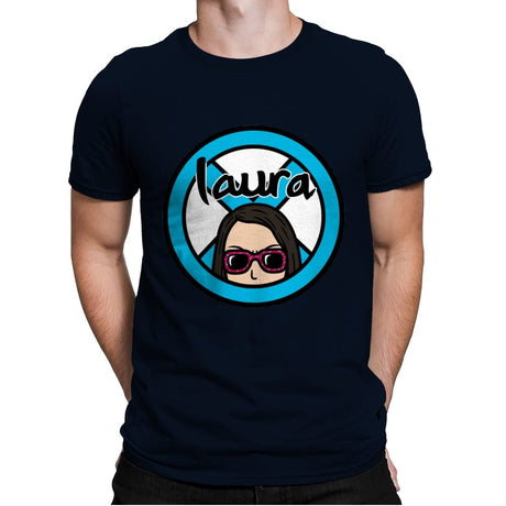 Laura - Mens Premium T-Shirts RIPT Apparel Small / Midnight Navy