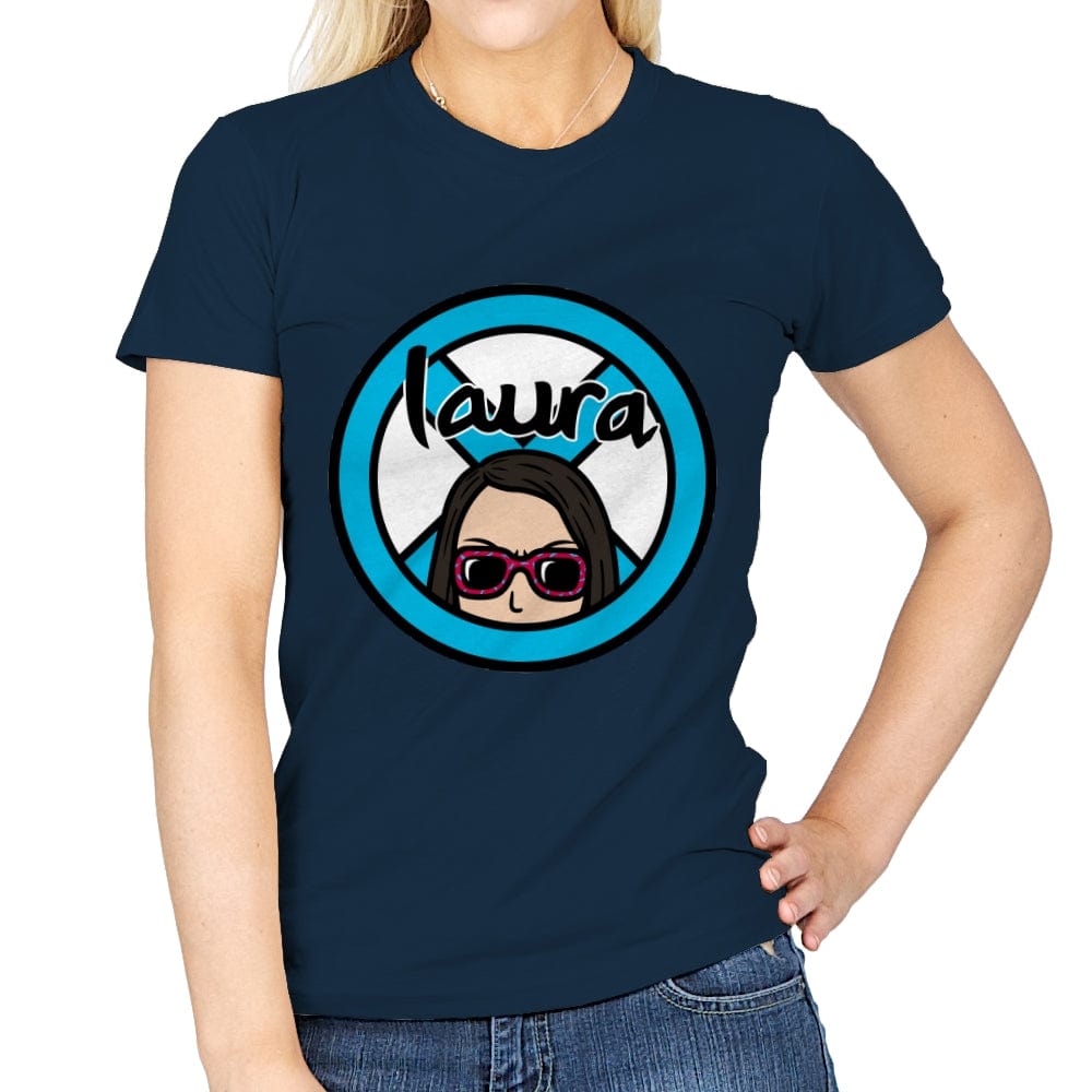 Laura - Womens T-Shirts RIPT Apparel Small / Navy
