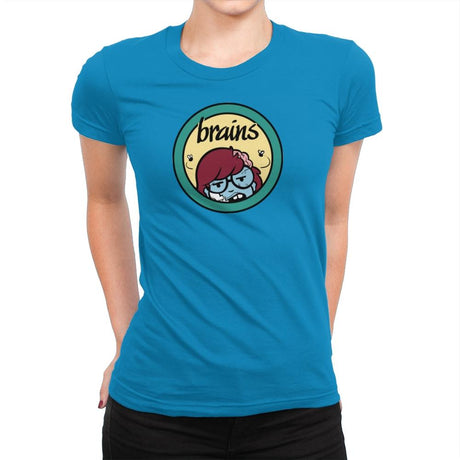 Lawndale's Undead Exclusive - Womens Premium T-Shirts RIPT Apparel Small / Turquoise
