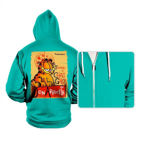 Le Chat Gros - Hoodies Hoodies RIPT Apparel Small / Teal