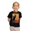 Le Chat Noir de Schrödinger - Youth T-Shirts RIPT Apparel X-small / Black