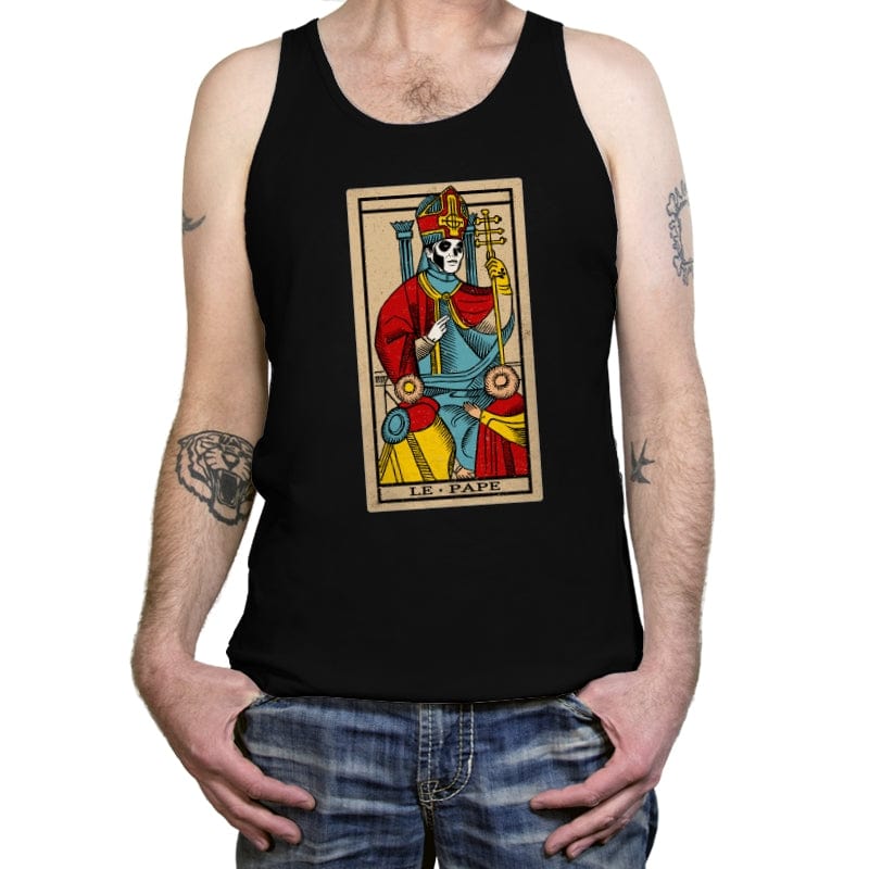 Le Pape Emeritus Tarot Card - Tanktop Tanktop RIPT Apparel X-Small / Black