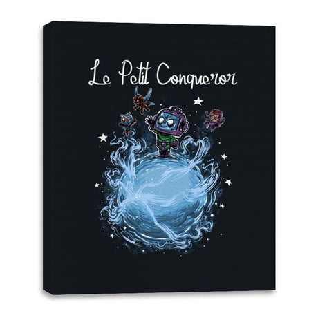 Le Petit Conqueror - Canvas Wraps Canvas Wraps RIPT Apparel 16x20 / Black