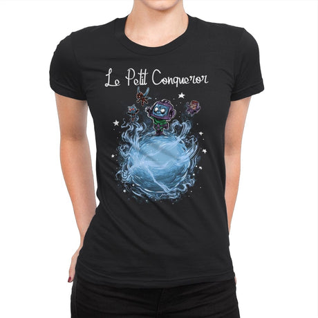Le Petit Conqueror - Womens Premium T-Shirts RIPT Apparel Small / Black